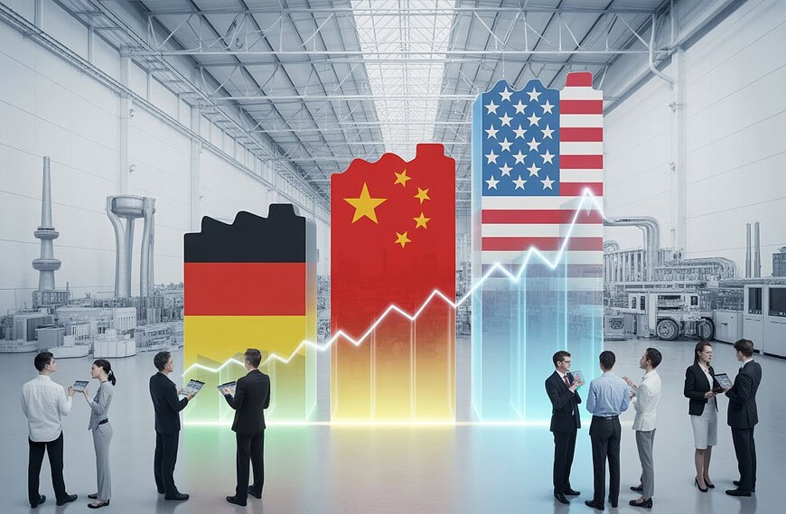 Startseite 1 Made in Germany – ein Auslaufmodell? Wie China und USA die deutsche Industrie überholen